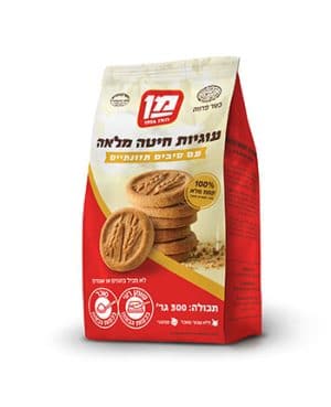 מן עוגיות חיטה מלאה 300 גרם